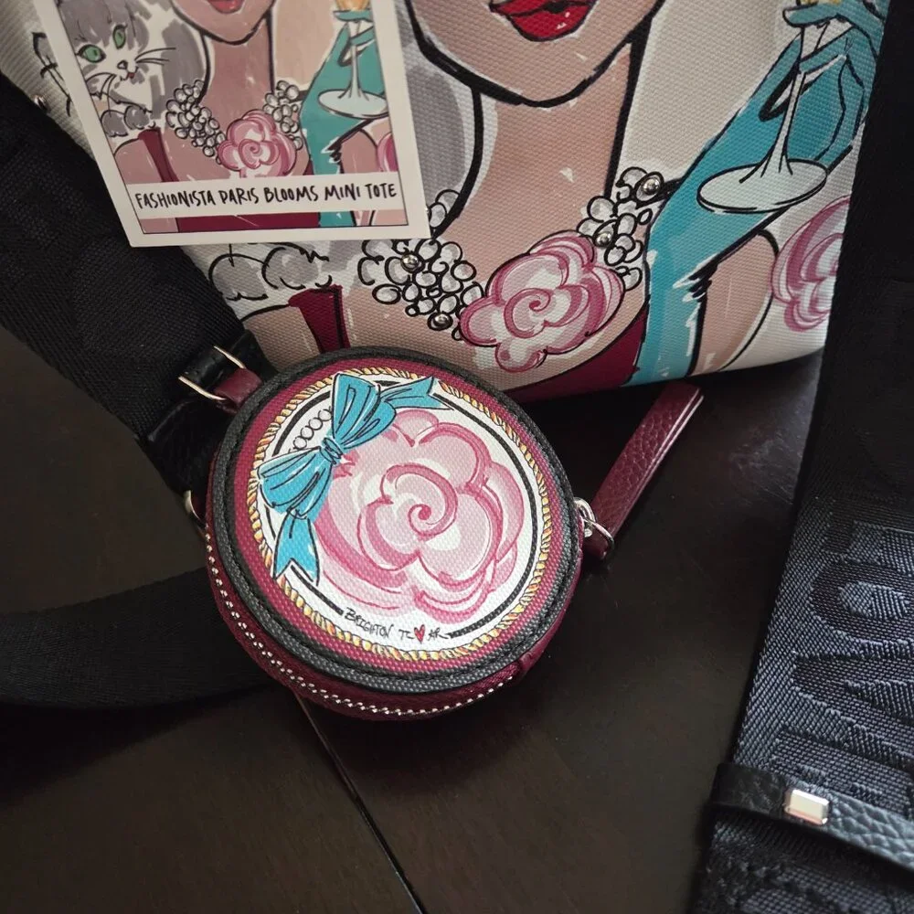 Brighton Paris Blooms Mini Tote - Picture 5 of 11